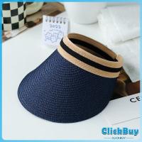 ราคา ClickBuy หมวก สานครึ่งหัว หมวกสานกันแดด สไตล์เกาหลี Sun hat (19338035899)