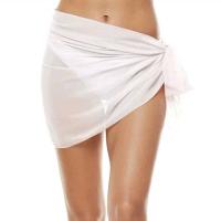 ราคา ผ้าชีฟอง คลุมไหล่คลุมขา ได้หมดสามารถผูกได้ตามใจชอบ สีขาว (18410794107)