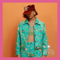 ราคา SRETSIS CHAIN MAILLE DENIM JACKET (16816451788)