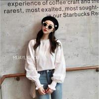 ราคา ? ? ? 2 รวม เสื้อขาว ฉลุ ลูกไม้ เสื้อสีขาว แขนยาว แขนสั้น งานผ้าฝ้าย ปักฉลุ แต่งลูกไม้น่ารักๆละมุนมากจ้า (17395409051)