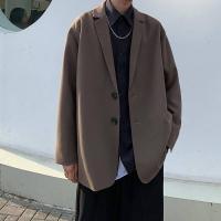 ราคา ชุดสูทผู้ชาย ชุดลำลองสำหรับผู้ชาย ฟชั่นเสื้อสูทชาย สไตล์เกาหลี ชุดลำลองสำหรับบุรุษ ผู้ชายเสื้อคลุม ชุดสูทสีแดงวินเทจส (17847270621)