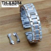 ราคา สายนาฬิกา Seiko สายสแตนเลสแข็ง SEIKO No 5 เข็มขัดเหล็ก ปากโค้ง ตัวผู้ 20 21 22 สายข้อมือเหล็ก 19 (20147885600)