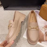 ราคา LKShoes พร้อมส่ง รองเท้าคัทชูเสริมส้นรองเท้าคัทชูสำหรับสุภาพสตรี รองเท้าคัทชูสุดน่ารักแต่งสายด้านหน้าเป็นสีทองตัดกับสีลงรองเท้าที่เป็นสีแนววินเทจพื้นนุ่มนิ่มใส่สบายสุดๆ (20130131585)