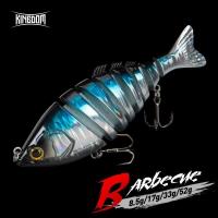 ราคา Kingdom เหยื่อตกปลาปลาเทราท์เบสปลาเทราท์ Multi Jointed Swimbaits ช้า Bionic ว่ายน้ำเหยื่อเบสน้ำจืดน้ำเค็มตกปลาตกปลาชุดเหยื่อตกปลาเหมือนจริง (7348140617)