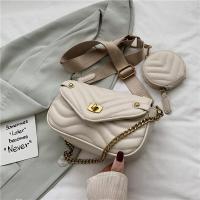 ราคา Fashion Elegant Women PU Leather Chain Bag Travel Casual Sling Bag Shoulder Crossbody Bag (17932868520)