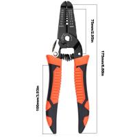 ราคา 10ใน1คีมหนีบและตัดคีมปลอกสายอเนกประสงค์แหวน Crimpper ช่างไฟฟ้าเครื่องมือปอกสายสายเคเบิลเครือข่ายปอกเปลือก (17036471134)