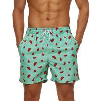 ราคา Beach Shorts Mesh Shorts Casual Mesh Lining Mens Swimwear Beachwear Quick Dry Swim Shorts Swimming Trunks For Men Shorts Men (18509469819)