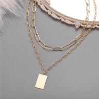 ราคา 17KM Vintage Multi layer Coin Chain Choker Necklace For Women Gold Silver Color Fashion Portrait Chunky Chain Necklaces Jewelry (9389560736)