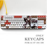 ราคา Genshin Impact NAHIDA NILOU Pbt Material Keycaps Set for ANSI 61 87 104 108 keys Mechanical Keyboard Oem Profile Only KeyCaps (18135262248)