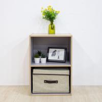 ราคา Meymey Mall DELICATO ชั้นเอนกประสงค์ 2 ช่อง 42X29X60ซม ทูโทน บีช เทา ถูกจริง (21172327492)