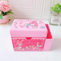 ราคา Kawaii Sanrios Cinnamonroll My Melody อะนิเมะลิ้นชักการ์ตูนกล่องเก็บของเครื่องเขียนที่ห้อยแปรงแต่งหน้าดินสอเด็กผู้หญิงของขวัญวันหยุด (20268526411)