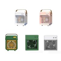 ราคา USB Portable Air Cooler Fan Air Conditioner Desktop Air Cooling Fan Humidifier Spray Cooling Fan for Office Bedroom (20499063354)