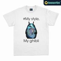ราคา ข้อเสนอพิเศษ เสื้อยืด พิมพ์ลาย My Style My Ghibli Kaos Uniqlo UT Baju Studio Ghibli สําหรับผู้ชายS 5XL (20696264464)