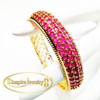 ราคา Inspire Jewelry กำไลพลอยนพเก้าฝังเพชรCZ สองแถวบนล่าง เพชรสวยเกรด AAA เพชรพลอยวิ้งเจิดจรัส หน้าsize 1 5cm ขนาดวง 5x6cm งานดีไซด์ เปิดปิดง่าย งานแบบร้านเพชร พร้อมกล่องกำมะหยี่สวยหรู (14975108766)