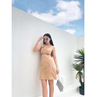 ราคา Mute Salala dressเดรสคล้องคอ ดีไซน์เว้าช่วงเอว ดีเทลด้านหลังมีสายตะขอปรับสายได้ เดรสไปทะเล เดรสเว้าหลัง (14392129558)
