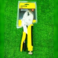 ราคา STANLEY คีมล็อก รุ่น 84 371 ขนาด 10 นิ้ว ปากตรง คีมล็อก ด้ามหุ้มยาง ปากคีบหยักทำจากเหล็กเหนียวโครมโมลิบดีนั่ม จัดส่ง KERRY (10096028832)
