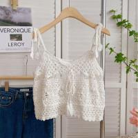 ราคา เสื้อสายเดี่ยวถักไหมพรม 2สี ดีเทลผูกไหล่ สินค้าพร้อมส่ง M3627 C (19889315548)