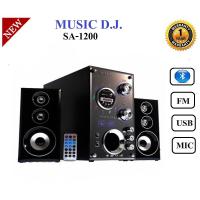 ราคา Music D J ลำโพง 2 1 ch รุ่น SA 1200 FMUSB ใหม่ มี BLUETOOTH (335122506)