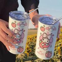 ราคา ถ้วยน้ำแข็ง Mug Baja Tahan Karat 304พร้อมฟางน้ำแข็งแก้วกาแฟอเมริกันสำหรับใช้ในสำนักงาน (21209527239)