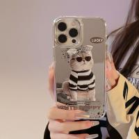 ราคา เคสกระจกแมวกวักนำโชคระดับพรีเมี่ยมสำหรับ iPhone 15 14 Pro 13 12 11 Pro Max นิ่ม TPU กันแดดป้องกันปลอกเคสโทรศัพท์ (20978007652)