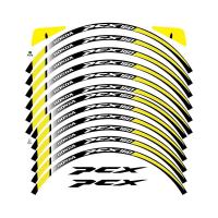 ราคา 16PCS 12 13 14 17 18 รถจักรยานยนต์ล้อยางสติกเกอร์สะท้อนแสงแถบ Decasl Motorbike Racing Hub เทป Universal สำหรับ Honda PCX 150 160 FORZA CB CBR160R REPSOL HRC NS125LA (16742238718)