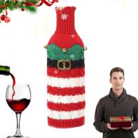 ราคา Christmas Wine Gift Bag Bottle Dress Up Cover Christmas Party Holiday Dinner Table Decoration Champagne Bottle Set for Home Decoration kindness (20400797224)
