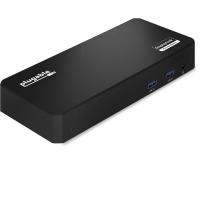 ราคา Plugable USB C Triple Display Docking Station with Laptop Charging Thunderbolt 3 or USB C Dock Compatible with Specific Windows and Mac Systems 3x HDMI 6x USB Ports 60W USB PD (15265708853)