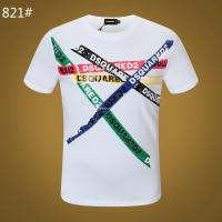 ราคา Dsquared2 Summer New Men Women 100 Cotton Casual Fashion Trend Dsq2 Printed Letter Round Neck T Shirt Boyfriend Gift D2 821 (16153049642)