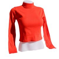 ราคา เสื้อคอเต่าแขนยาว เอวลอย เสื้อครอปเอวลอย (9932063928)