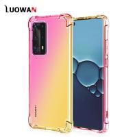 ราคา LUOWAN Gradient Case สำหรับ Huawei P50 P40 P30 P20 Pro P30 Lite Mate 30 Pro Mate 20 Mate 20Xเคสโทรศัพท์สี Gradient Case Ultra Slim Crystal Clear TPU กันชนด้านหลังสำหรับ Huawei P50 (8806009315)