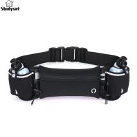 ราคา Studyset IN stock Waterproof Waist Pack Bag With Water Bottles Sports Fitness Running Belt Hydration Belt For Marathon Running Hiking Cycling (19988950790)