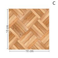 ราคา QUANSEN บ้านตุ๊กตา1 12ขนาดเล็ก1ชิ้นวอลเปเปอร์พื้นลายเนื้อไม้สติกเกอร์กระเบื้องอุปกรณ์บ้านตุ๊กตาของเล่นตกแต่งห้องนั่งเล่นในห้องน้ำ (18851881075)