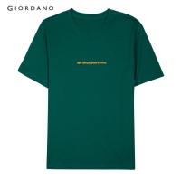 ราคา GIORDANO เสื้อยืดผู้ชาย แขนสั้น Men Printed Crew Neck Short Sleeve Tee 01091211 เสื้อยืดแฟชั่นลำลอง (19684477545)