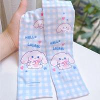 ราคา Sanrio อนิเมะ Kuromi Cinnamoroll ปลอกแขนป้องกันแขนเด็กทารกน่ารักสำหรับเด็กทำนองของฉันการป้องกัน UV ในช่วงฤดูร้อนถุงมือผ้าไหมน้ำแข็ง (20239561010)