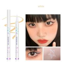 ราคา ปากกาอายไลเนอร์แบบน้ำ6สีชาน้ำตาลขาวเรียบลื่นที่เขียนขอบตาหนอนไหมเขียนตาแห้งเร็ว (17954038781)