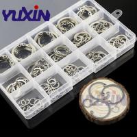 ราคา 175Pcs150Pcs Set Black 304 Stainless Steel Clamp Ring GB893 Circlips For A Hole Retaining Ring Bearing Hole Snap Ring Box Kit (13540424333)
