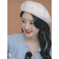 ราคา Hat womens winter beret Korean style Japanese wool small fragrance beret womens retro warm woolen painters hat (20241472246)