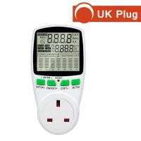 ราคา เครื่องวัดพลังงานวัตต์ดิจิตอลซ็อกเก็ตแรงดันไฟฟ้าวัตต์มิเตอร์ EU UK US Plug Energy Meter (19843316626)
