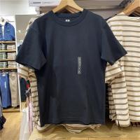 ราคา ส่งของ Uniqlo เสื้อยืด คอกลม ผ้าฝ้าย สไตล์คลาสสิก สําหรับผู้ชาย และผู้หญิง 433028 (19692446298)