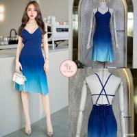 ราคา BT Studio 02 00196 เดรสสายเดี่ยวแต่งสายไขว้ (19468114959)