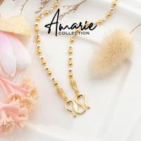 ราคา สร้อยคอทอง24kสองกษัตริย์ ยาว20นิ้ว เม็ด3มิล ลายผ่าตรงยิงทราย ใส่อาบน้ำได้ทุกวัน SN12 พร้อมส่ง (8373558532)