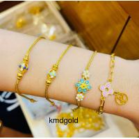 ราคา KMDGold สร้อยข้อมือทองแท้2สลึง เลือกลายทักแชทน่ะค่ะ ทองแท้ขายได้จำนำได้ พร้อมใบรับประกัน (10307110652)