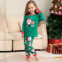 ราคา ชุดนอนซานตาคลอสคริสต์มาสลายสีเขียวสำหรับครอบครัวพ่อแม่ ลูกชุด2022ชุดนอนยาวชุดเสื้อผ้าเข้าชุด (20635498243)