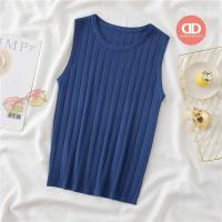 ราคา รุ่นใหม่ล่าสุด เสื้อไหมพรมร่องใหญ่แขนกุด 5474 (19334513930)