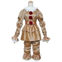 ราคา CalebFaith Movie Stephen King 39s It Pennywise Cosplay Costume for Adult Kids Clown Joker Cosplay Suit with Mask Halloween Props CosPlay (16471137421)