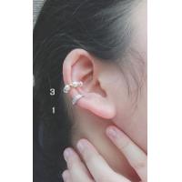 ราคา ต่างหูหนีบ ต่างหูแฟชั่น ต่างหูเกาหลี ชุบทองคำขาว ear clip เอียร์คัฟ ต่างหูหนีบมุก เครื่องประดับแฟชั่น สินค้าพร้อมส่ง (10080255057)