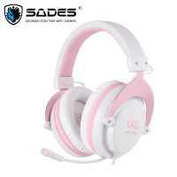 ราคา SADES Mpower Gaming Stereo Headset 3 5mm Headphones With Retractable Microphone Gamer Girl head set For PS4 For Xbox One For PC (10447558524)