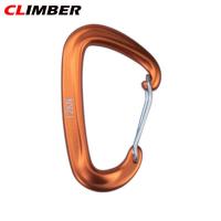 ราคา CLIMBER ตะขอเกี่ยวนิรภัยสำหรับปีนเขา Carabiner สกรูห่วงรูปตัว D สำหรับปีนเขา (13172251546)