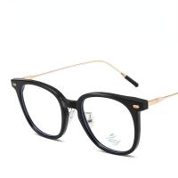 ราคา GENTLE MOSCOT สไตล์เกาหลีป้องกันรังสีแว่นตาแฟชั่น TR90แว่นตาเปลี่ยนเลนส์สำหรับผู้หญิง ผู้ชาย (18255165761)