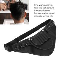 ราคา กระเป๋าใส่กรรไกรกระเป๋าคาดเอวตัดผมหนัง PU กันริ้วรอยน้ำหนักเบาสำหรับช่างตัดผมสำหรับเครื่องมือช่างตัดผม (20758648914)